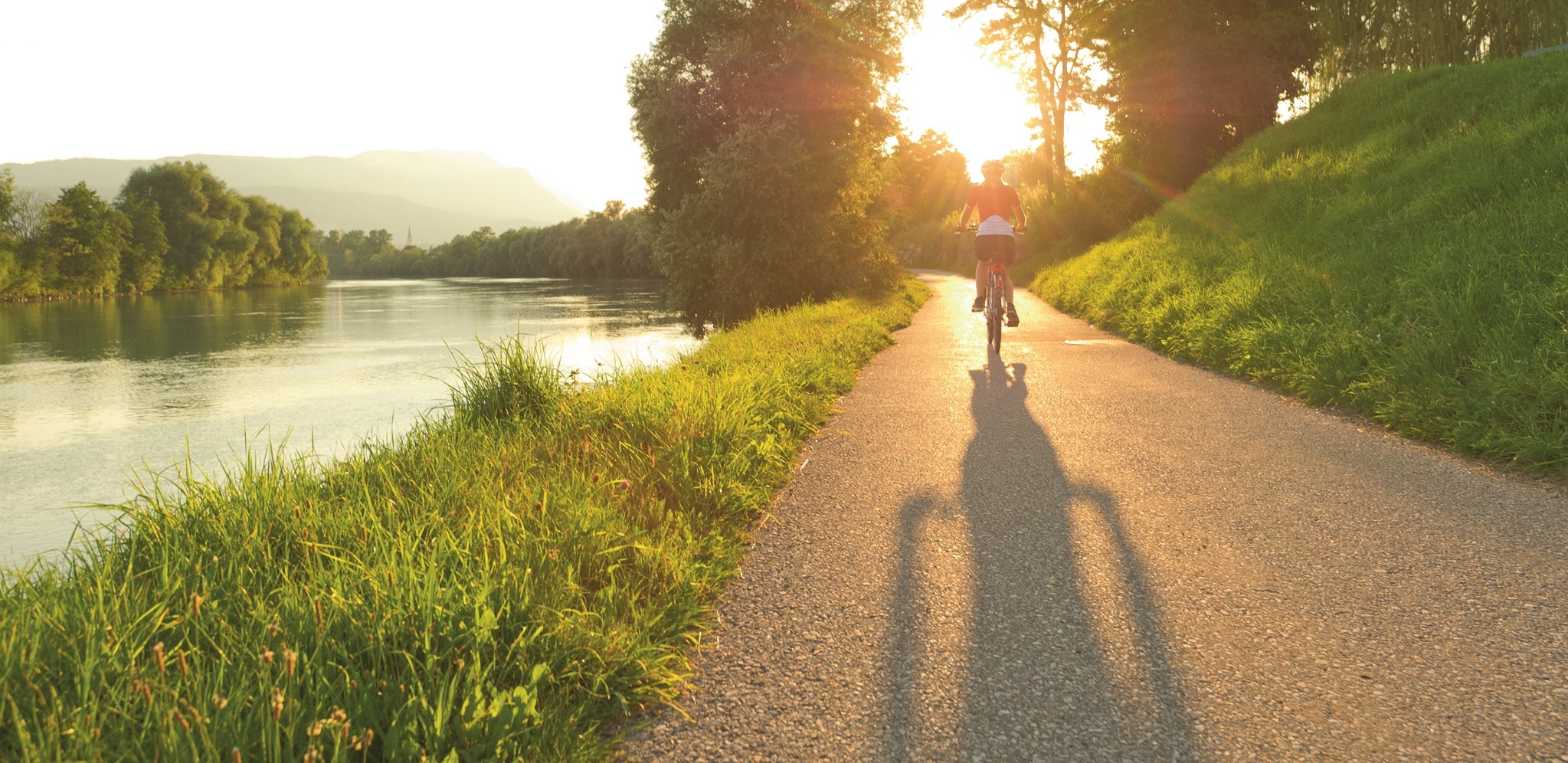 Fietsen over de Drauradweg