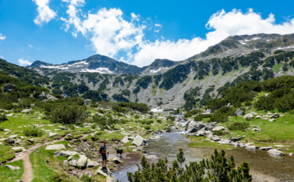Landschap in Pirin Gebergte