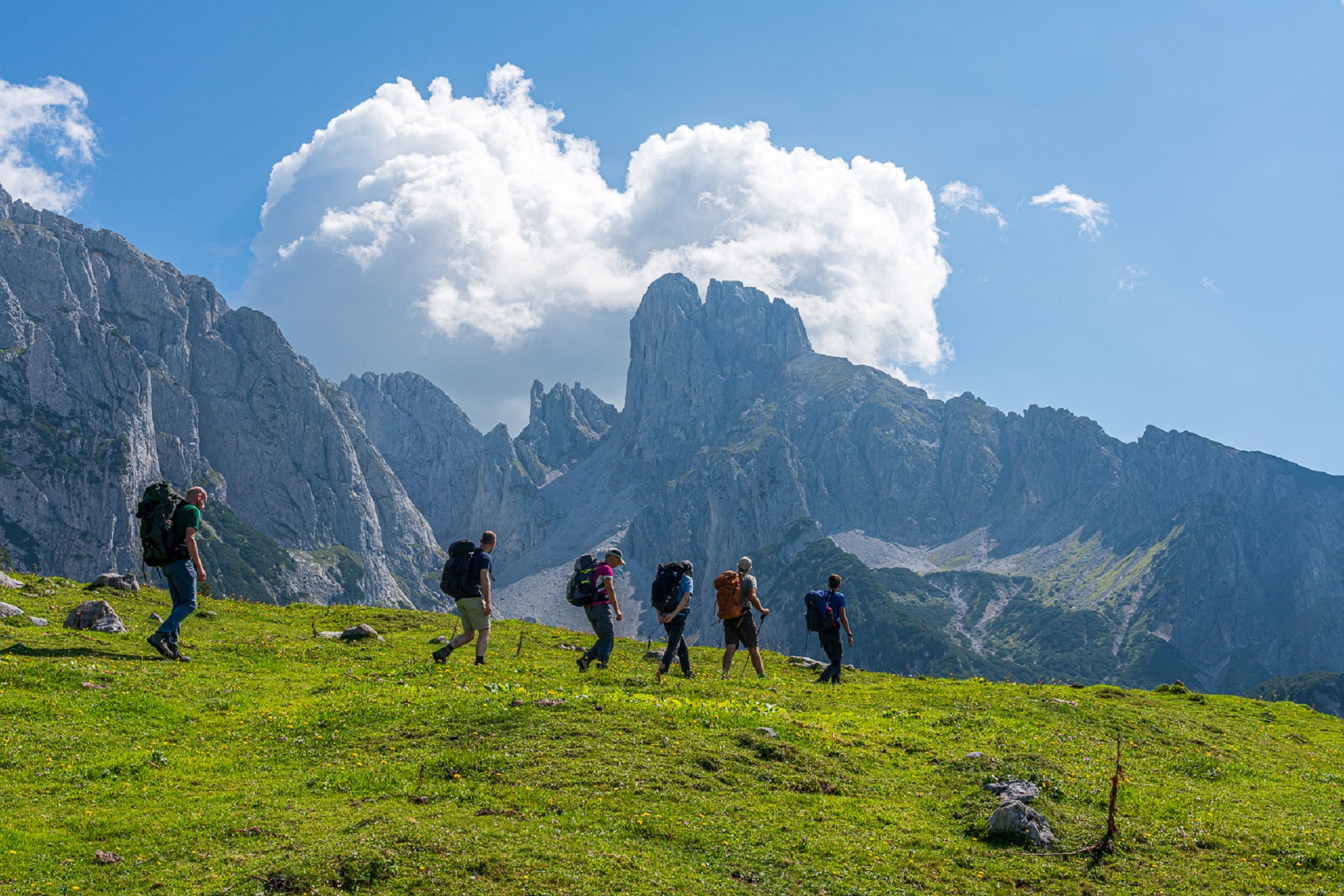 Een zomerse groepsreis in Dachstein 