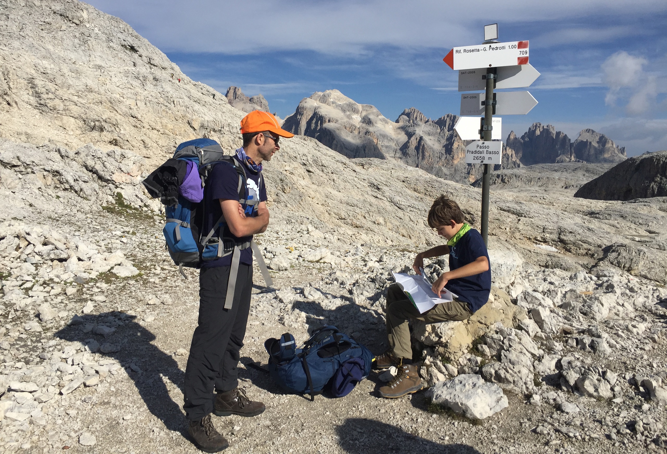 Dolomieten Italie bergwandelen kinderen