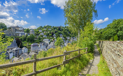 Wandelen net over de grens