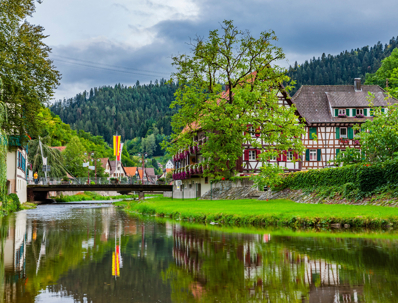 Wandelen net over de grens