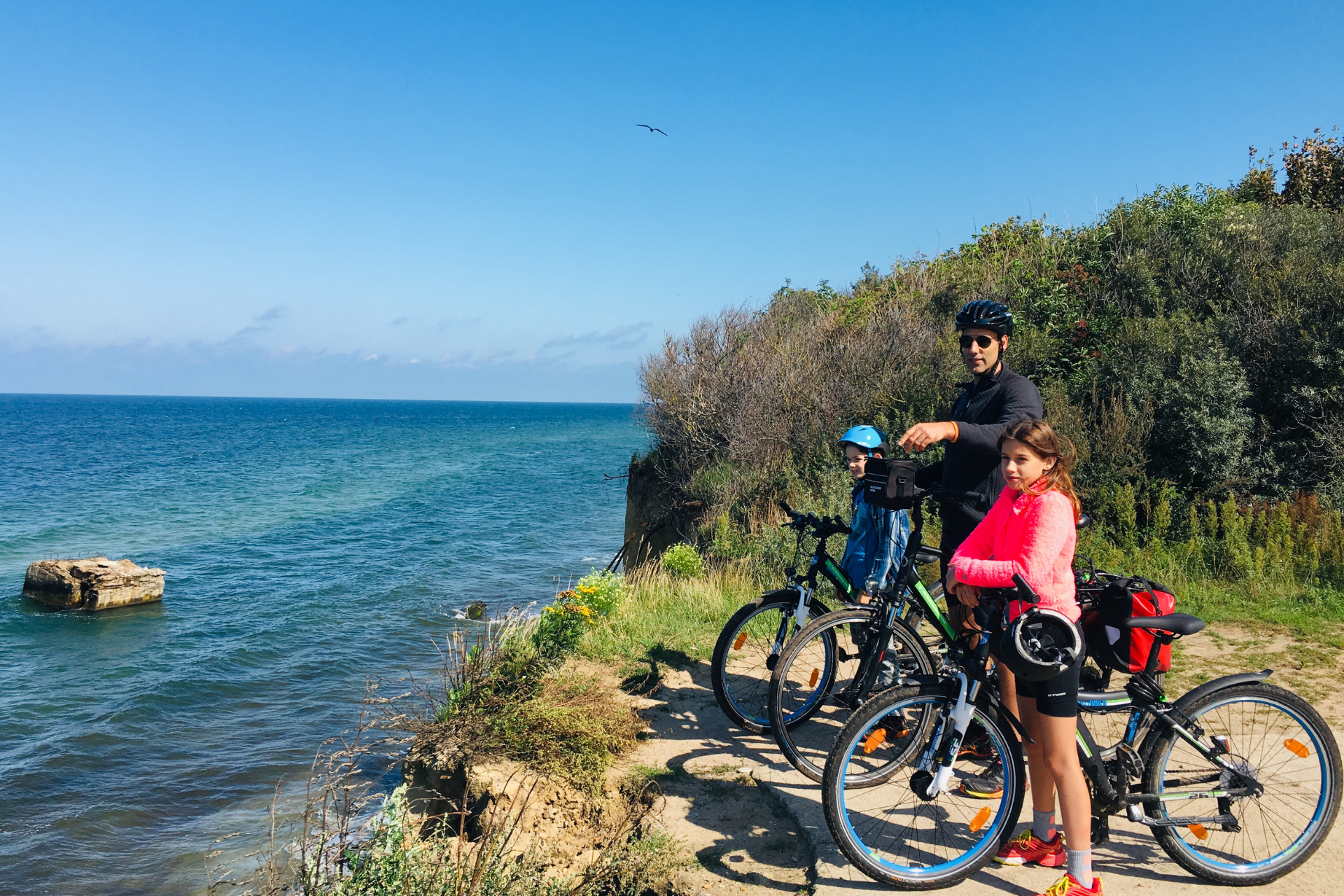 Ostseeradweg met kinderen