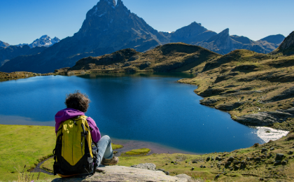 Uitzicht op Pic du Midi d'Ossau