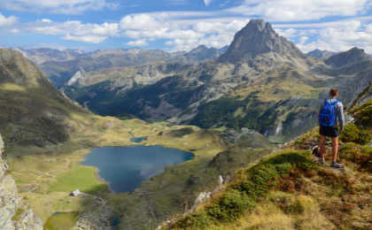 Uitzicht op Pic du Midi d'Ossau