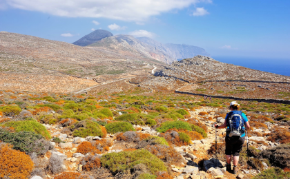 wandelen op de cycladen