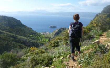 Wandelen in de Saronische Golf in Griekenland