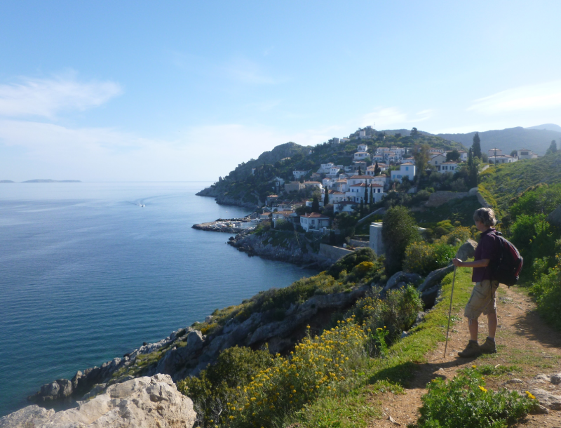 Wandelen in de Saronische Golf in Griekenland