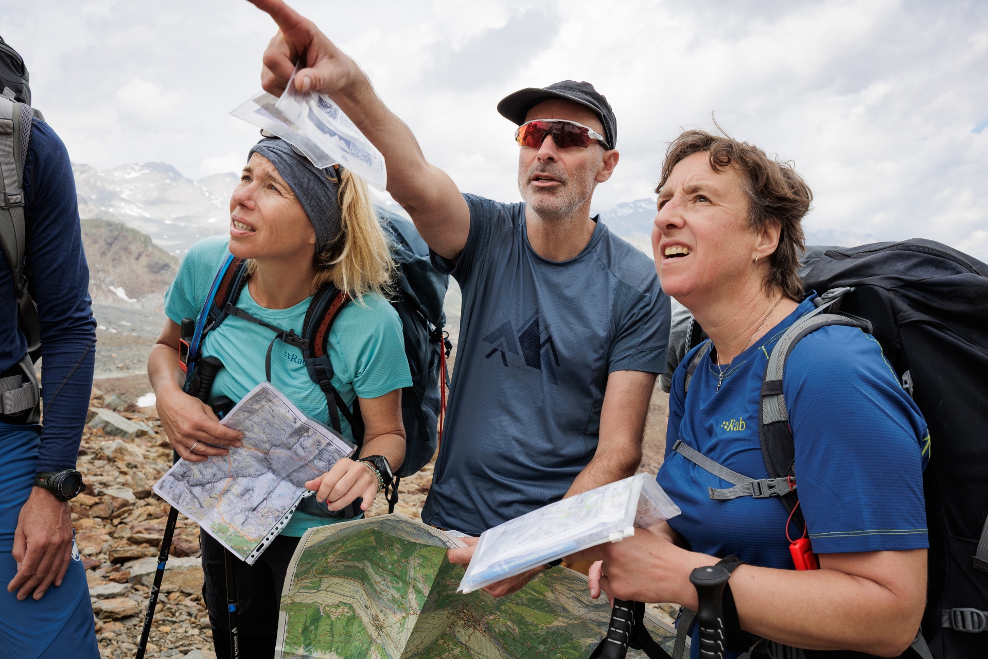 Oriënteren in de alpen met de kaart bij de hand
