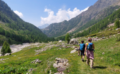 Wandelen in het Aostadal