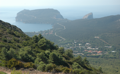 landschap op Sardinië