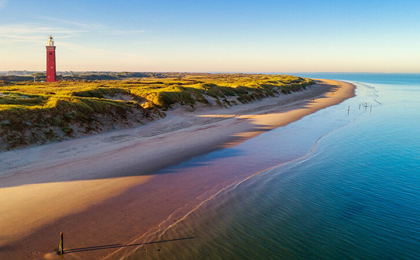 Wandelen langs water Nederland