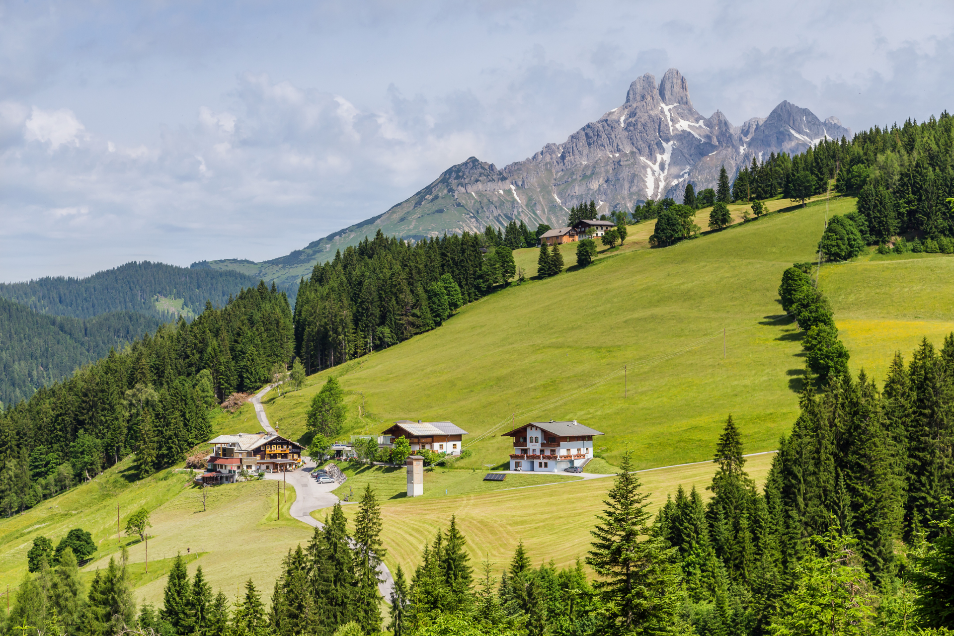 Berghutten in de Dachstein