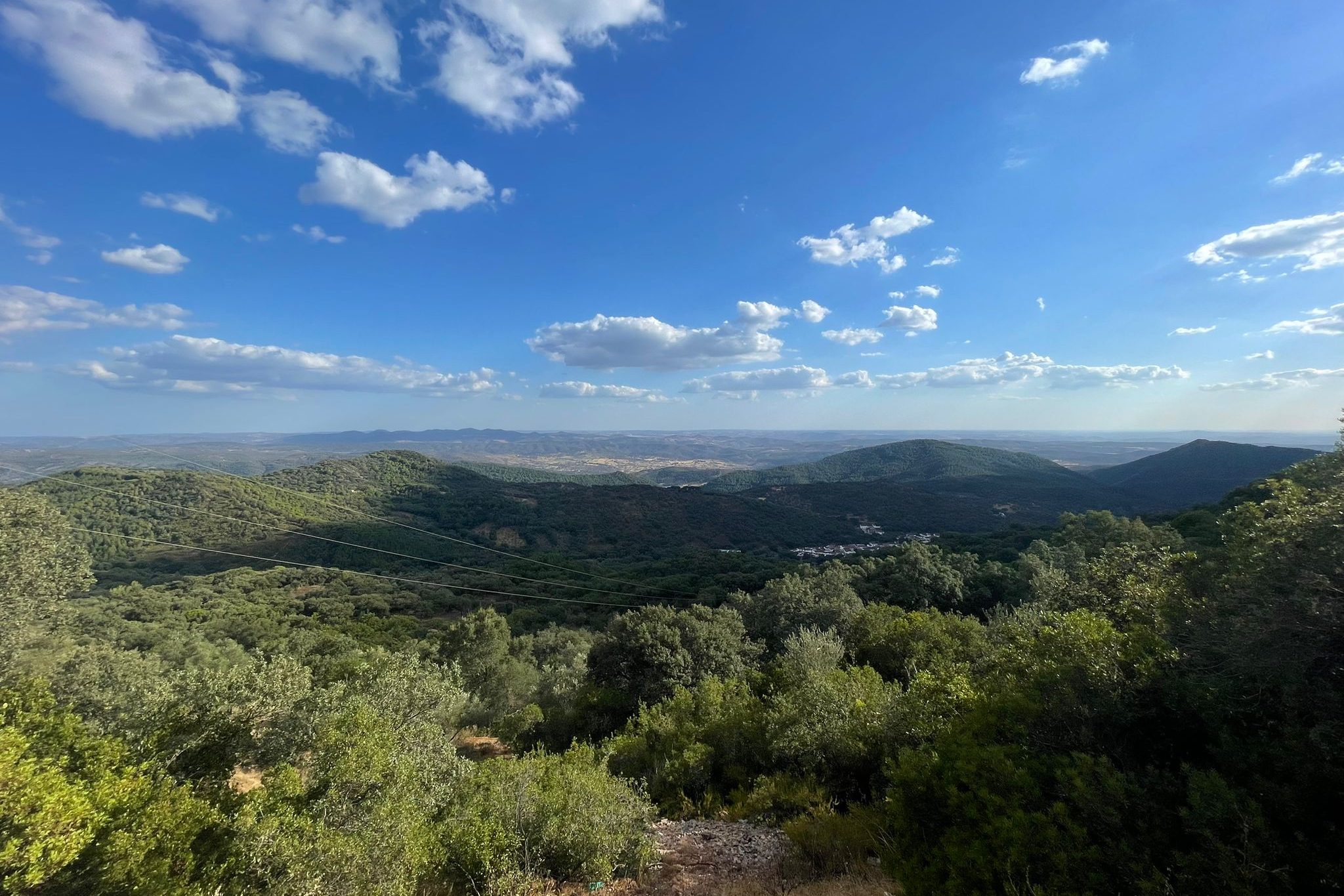Uitzicht over de Sierra de Aracena