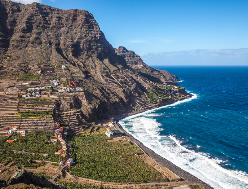 Lavastrand op La Gomera