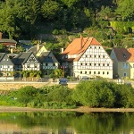 Fietsen langs de Elbe