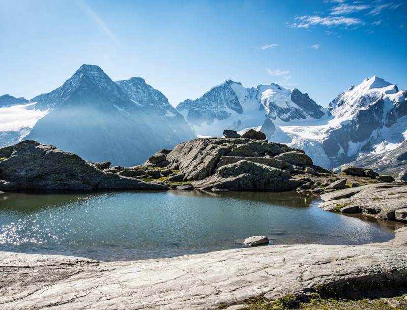 Bernina Italie Trail Markers huttentocht