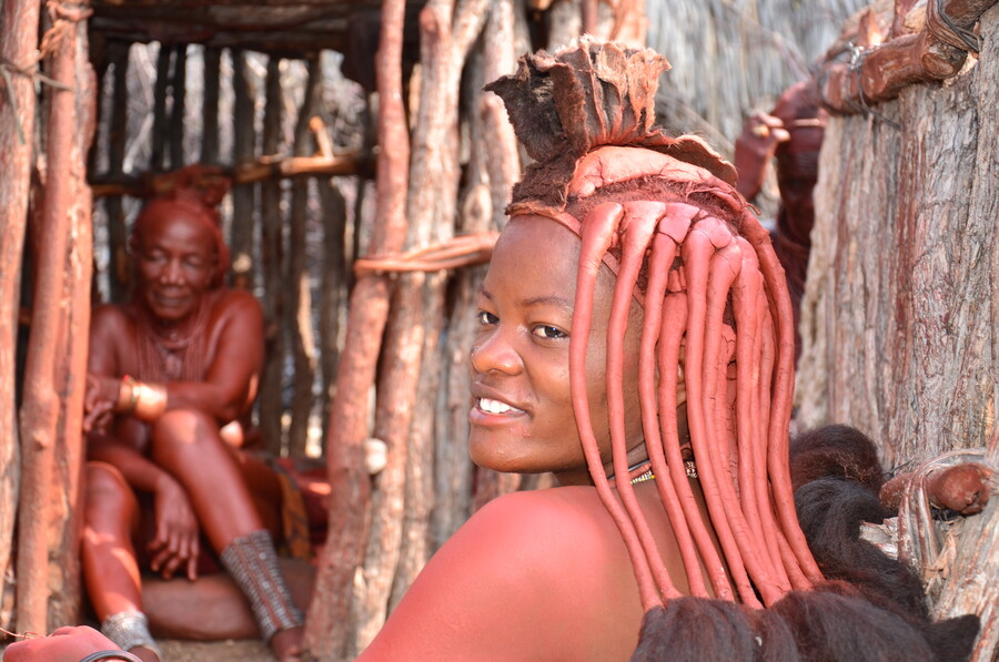Himba dorp