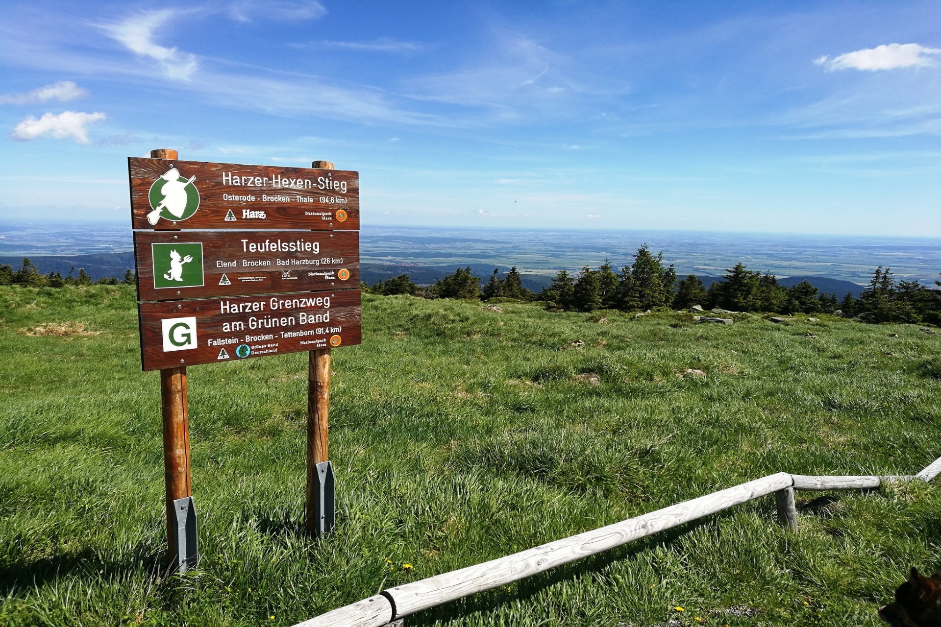 Harzer-Hexen-Stieg Brocken tijdens wandelreis Harz