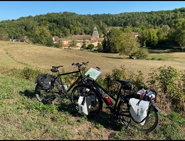Frankrijk Dordogne fietsen Cadouin