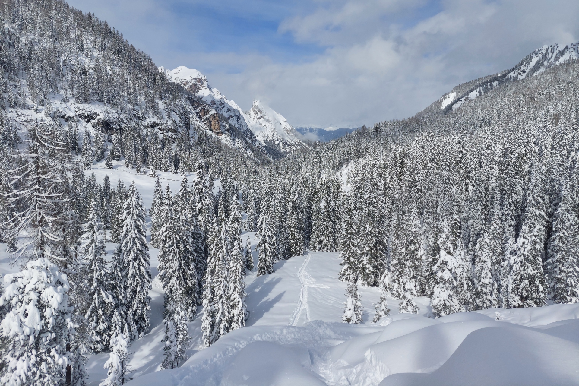 Een week lekker winterwandelen in de Italiaanse Dolomieten
