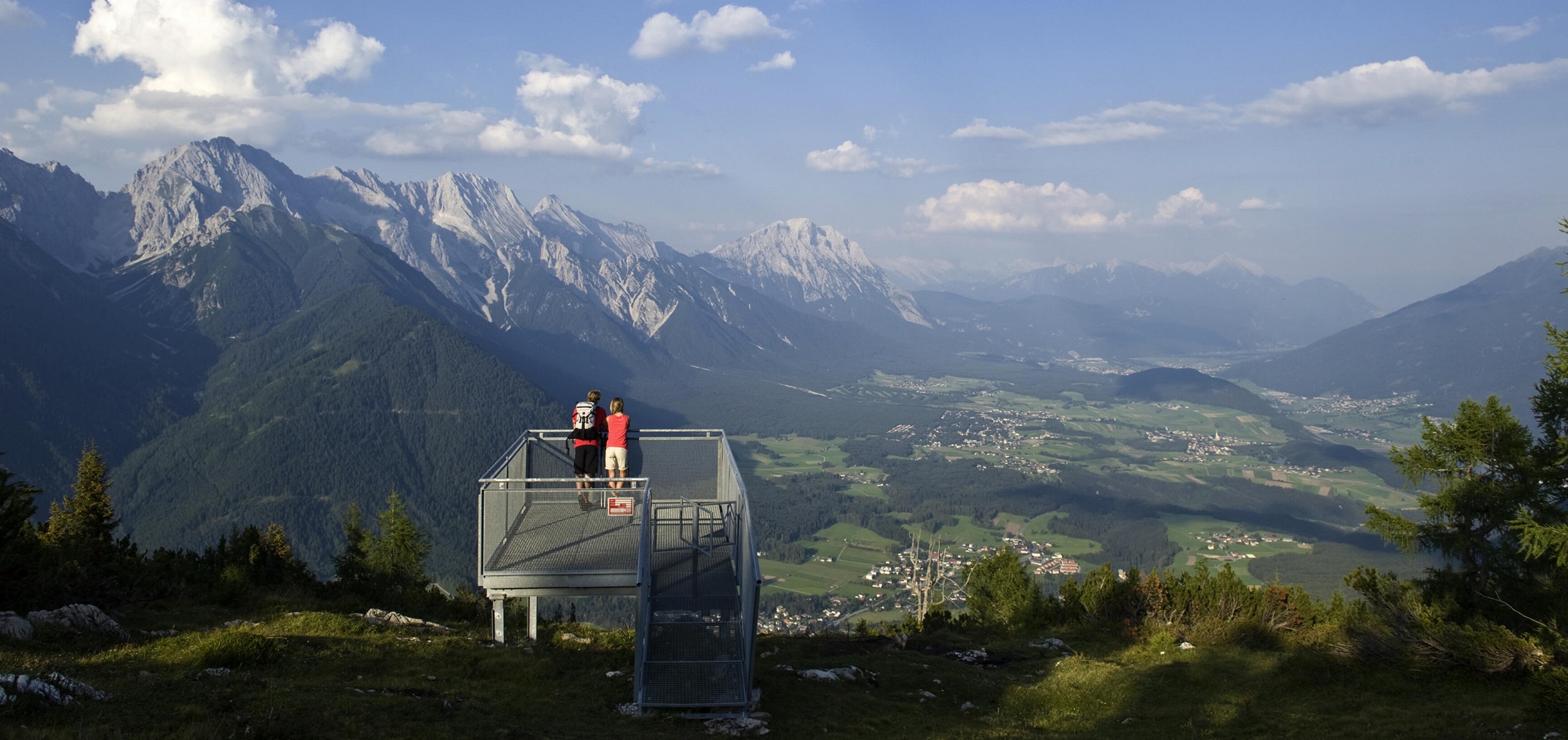 Uitzicht vanaf de Simmering-Horn