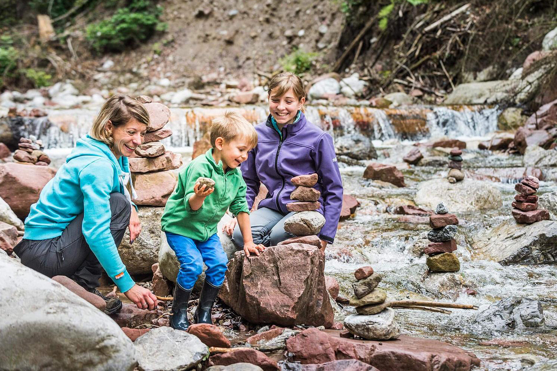 Wilder Kaiser Rehbachklamm gezinsvakantie Oostenrijk