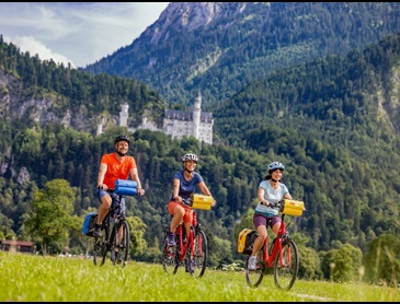 Fietsen langs de Lech