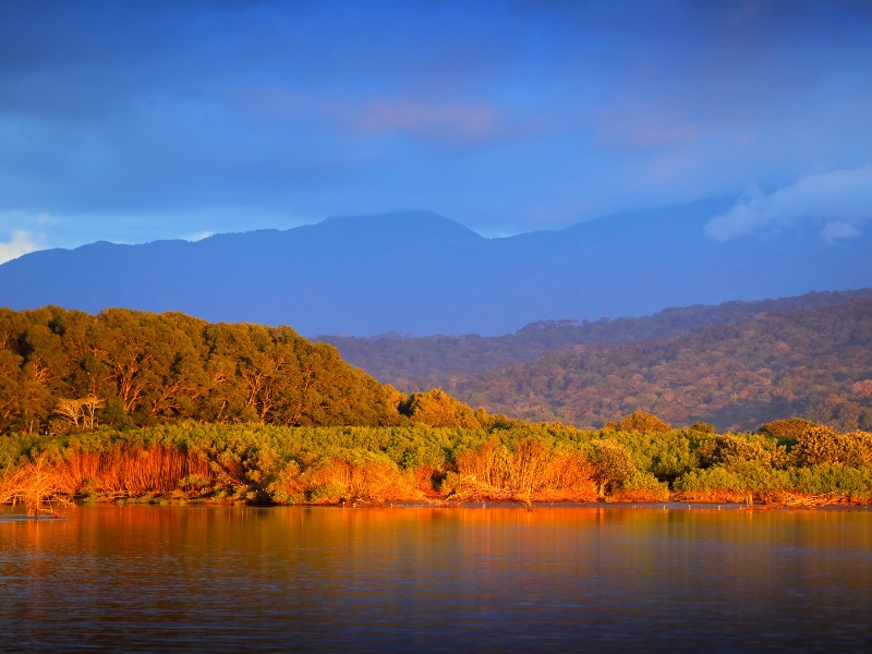 Tarcoles rivier in Carara