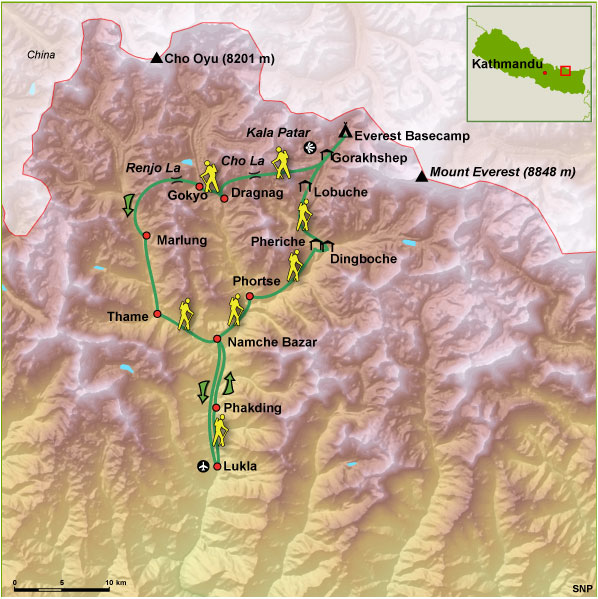 284202 Gokyo-meren en Everest Basecamp
