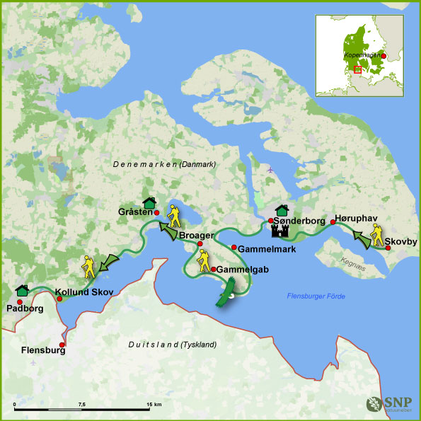 webkaart Gendarmepad