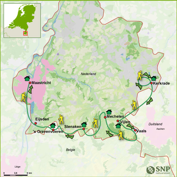 Dutch Mountain trail webkaart