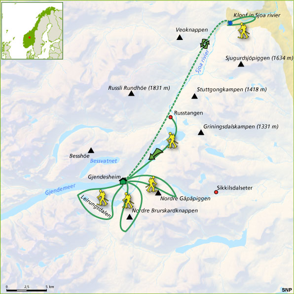 500600-jotunheimen Sneeuwwandel