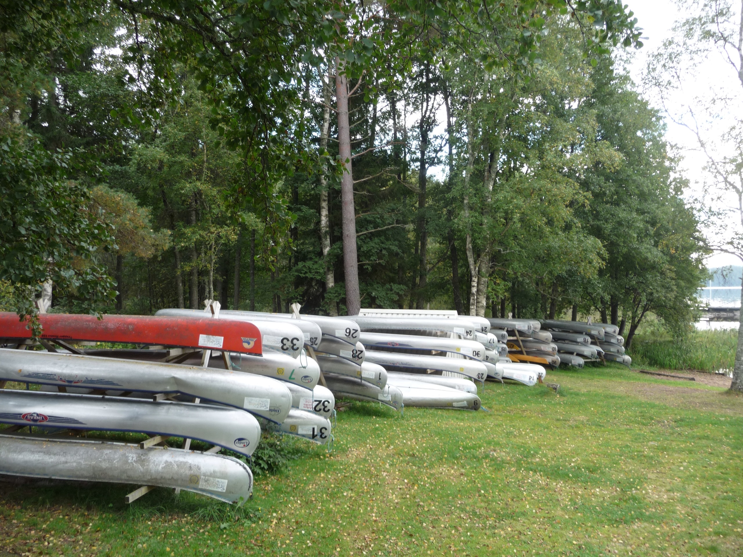 Aankomst in Sandvikengarden