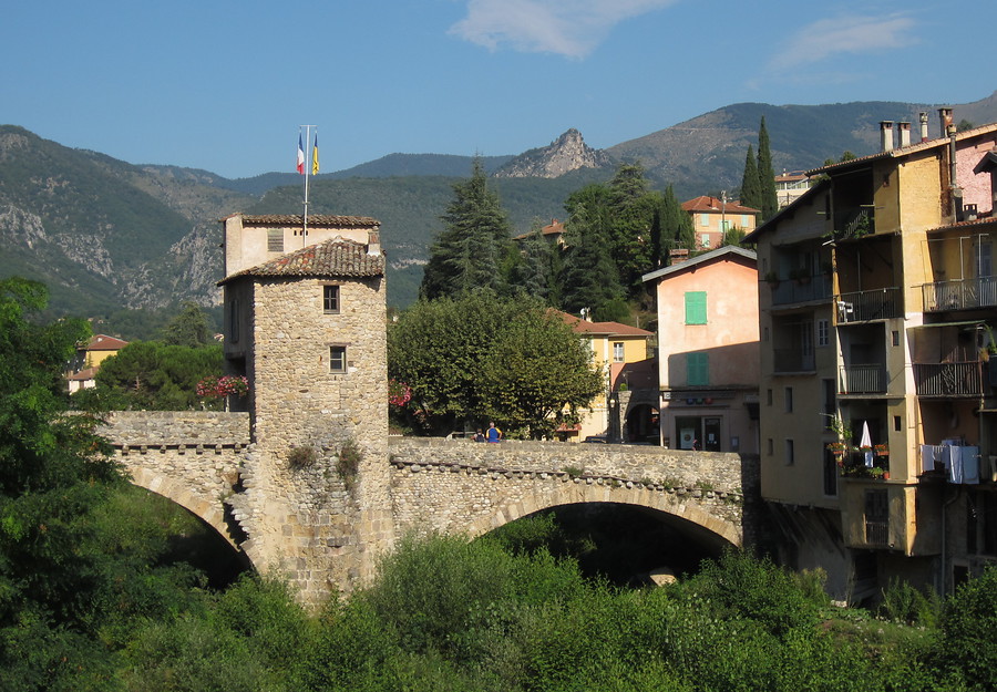 Aankomst in de uitlopers van de Franse Alpen