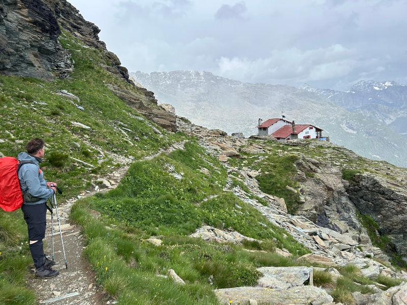 Van de Forno Hütte naar Rifugio Longoni