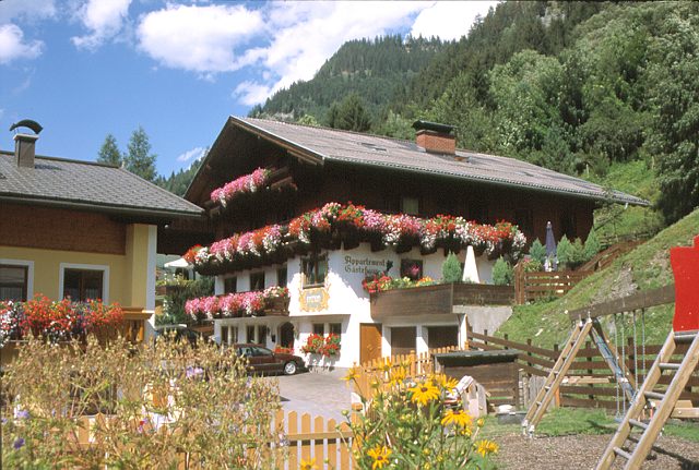 Aankomen in het dal van de almen