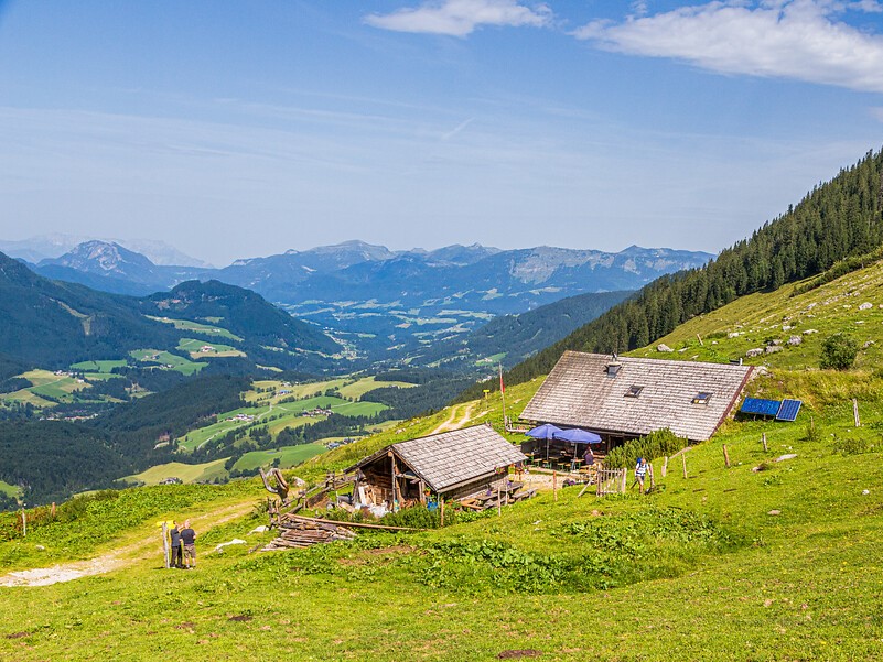 Beklimming Schwarzkogelsteig en lunch bij de Sulzkaralm