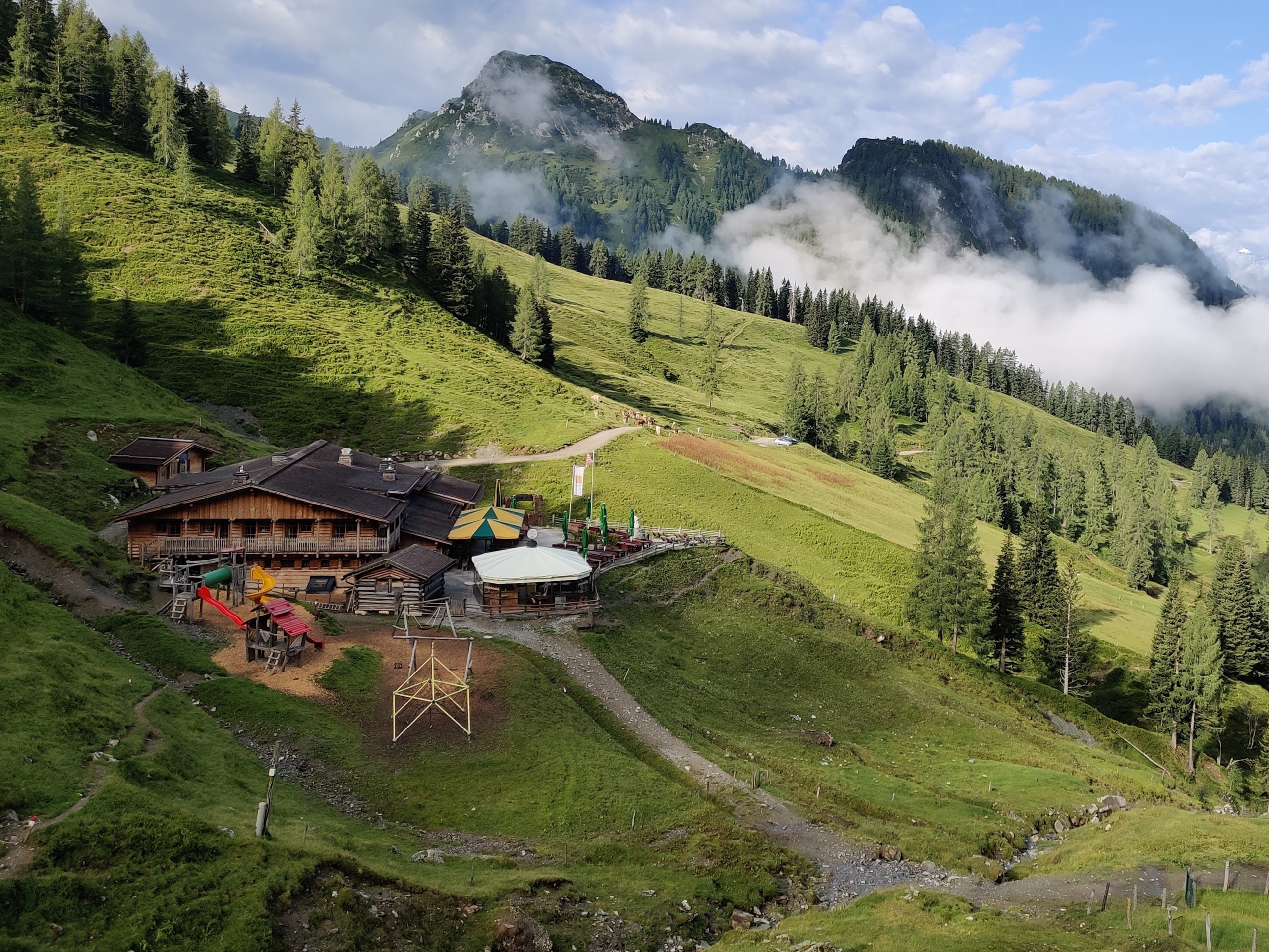 Sprookjesachtige bossen en lunch bij de Filzmoosalm