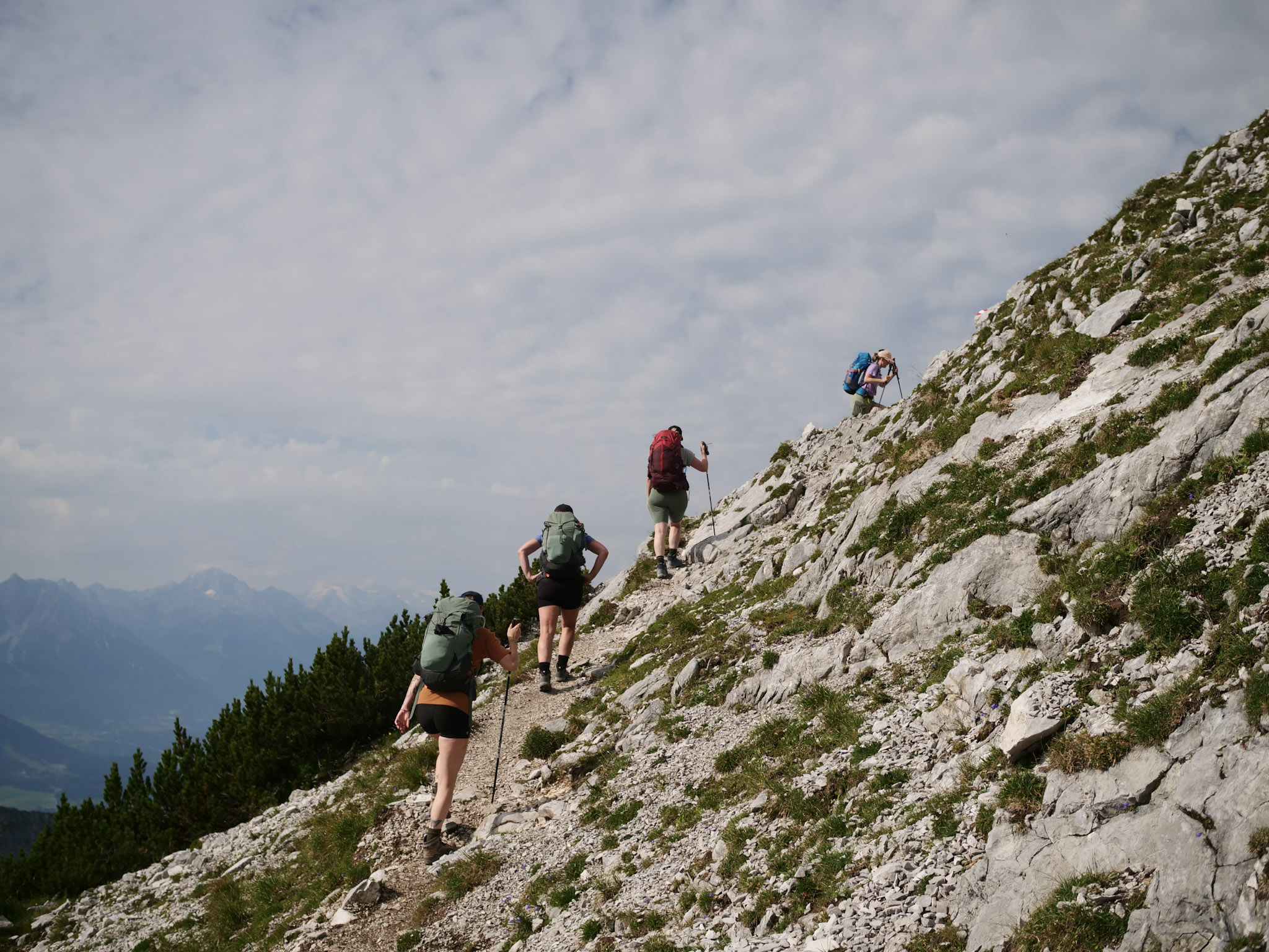 Op de rug van de bergen