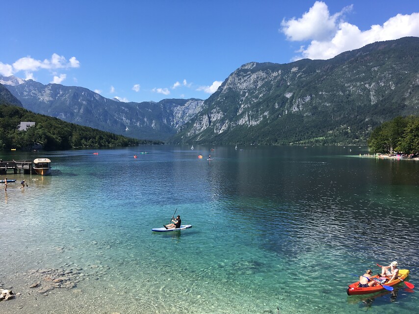 Kloofwandeling en zwemmen bij het meer van Bohinj