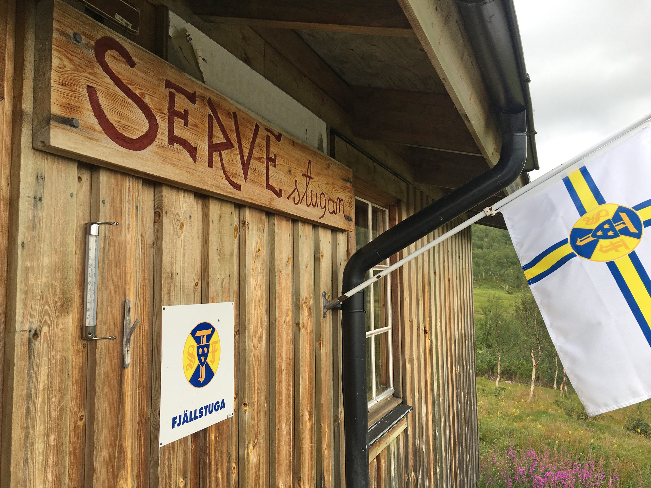 Lange hike naar Serve