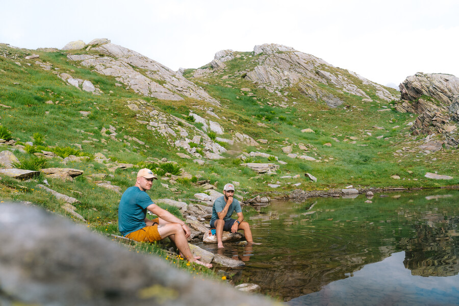 Langs bergmeren richting Cappanna Cristallina